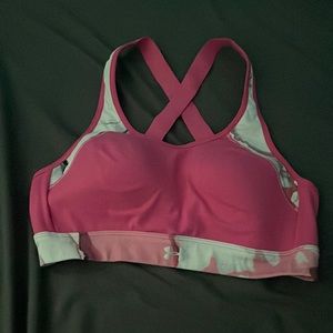 Pink Under Armor Sports Bra